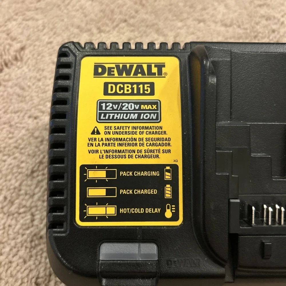 Dewalt DCB115 Genuine 12-20V Lithium Ion Rapid Battery Charger